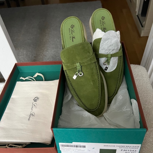 Loro Piana Babouche Charms Walk Suede - Picture 1 of 6
